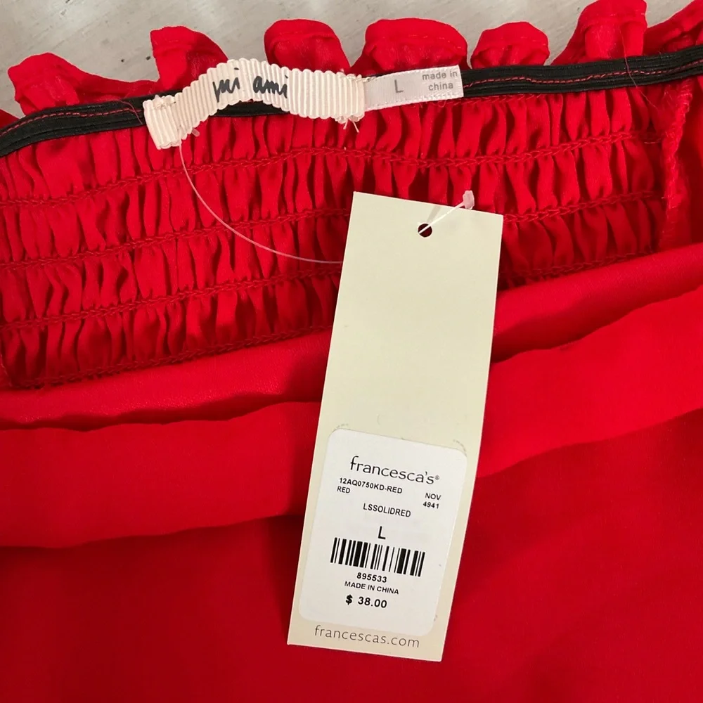 Francesca’s Blouse with Ruffle - Picture 8 of 14